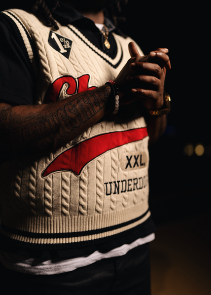 UnderDog Cable Knit Vest - Coming Soon