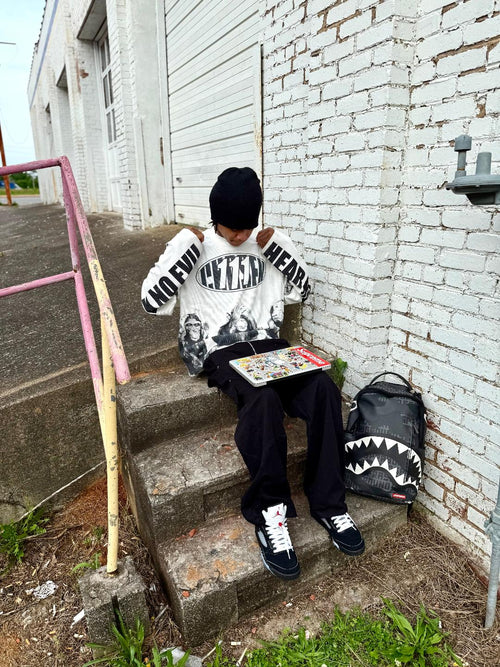 NO EVIL WAFFLE KNIT THERMAL