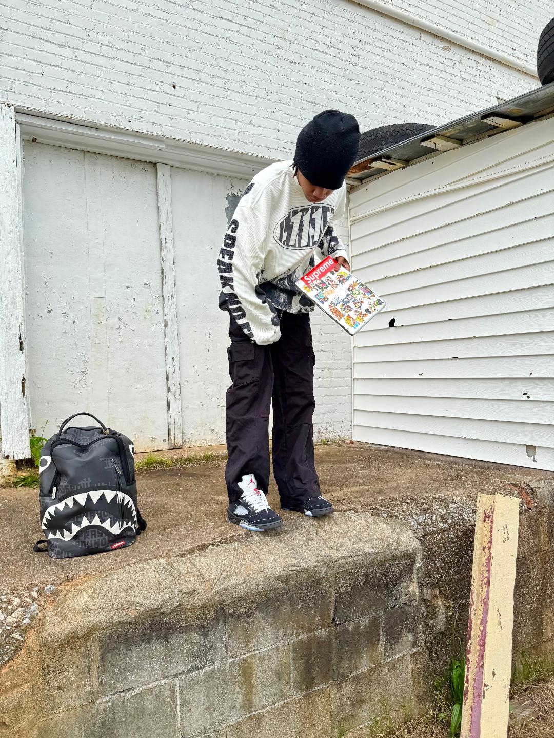 NO EVIL WAFFLE KNIT THERMAL